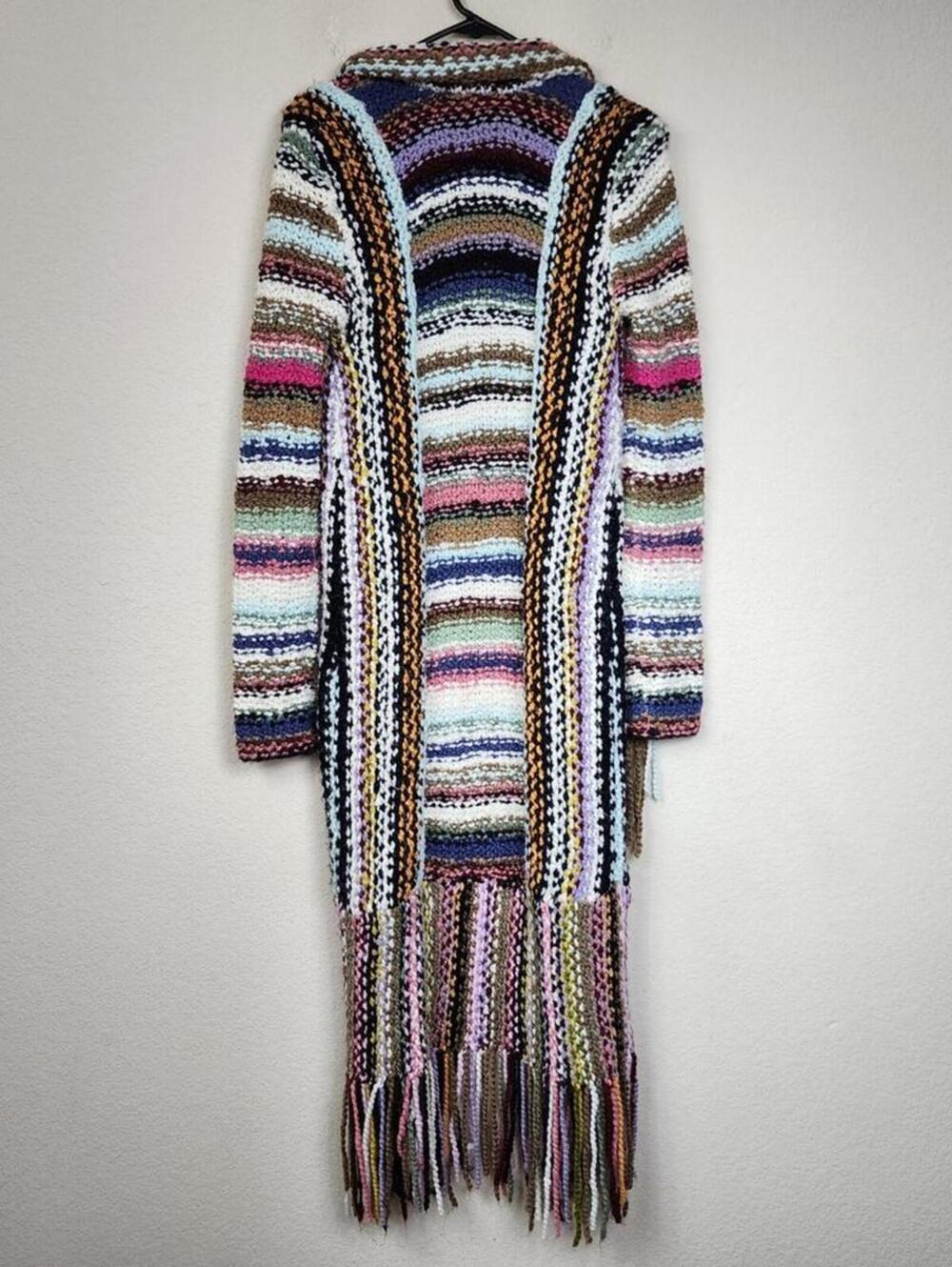 Free People Technicolor Cardigan Small Sweater - Picture 2 of 5